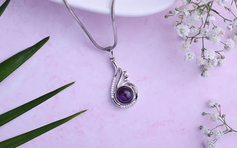 Amethyst Crystal Pendant Amethyst Crystal Pendant